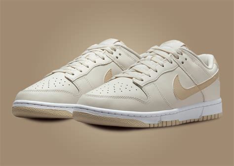 low bone beige Nike dunks